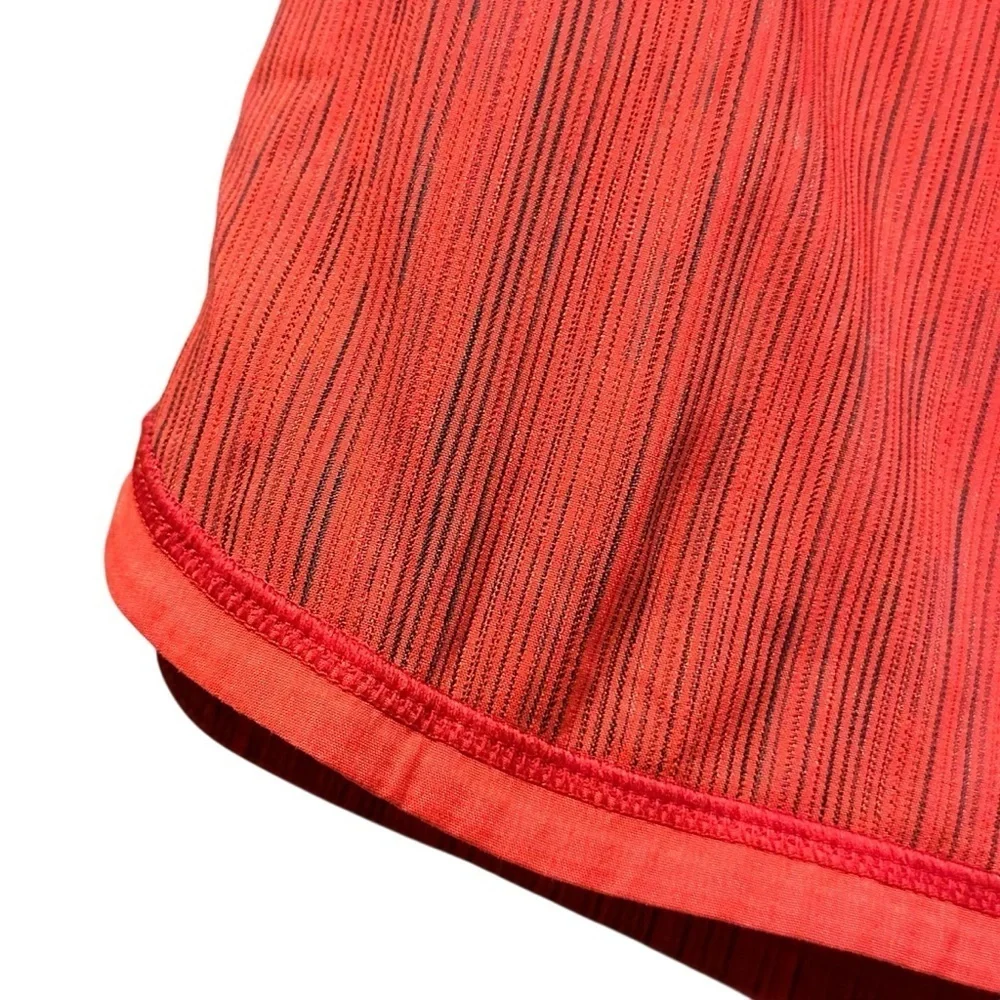 Lululemon  Groovy Run Short Wee Are From Space Love Red Deep Coal Size 4 Pocket - Picture 2 of 9